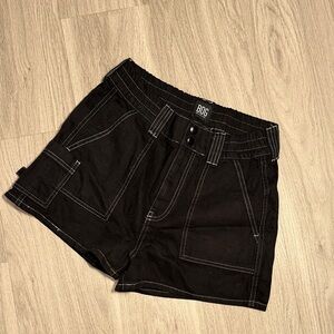BDG Black Cargo Shorts